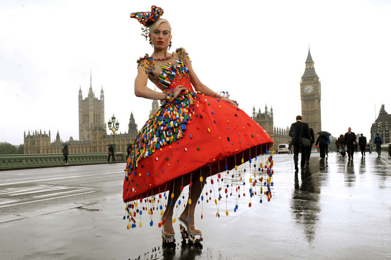 Illustration for article titled Would You Wear These Lego-Inspired Fashions?